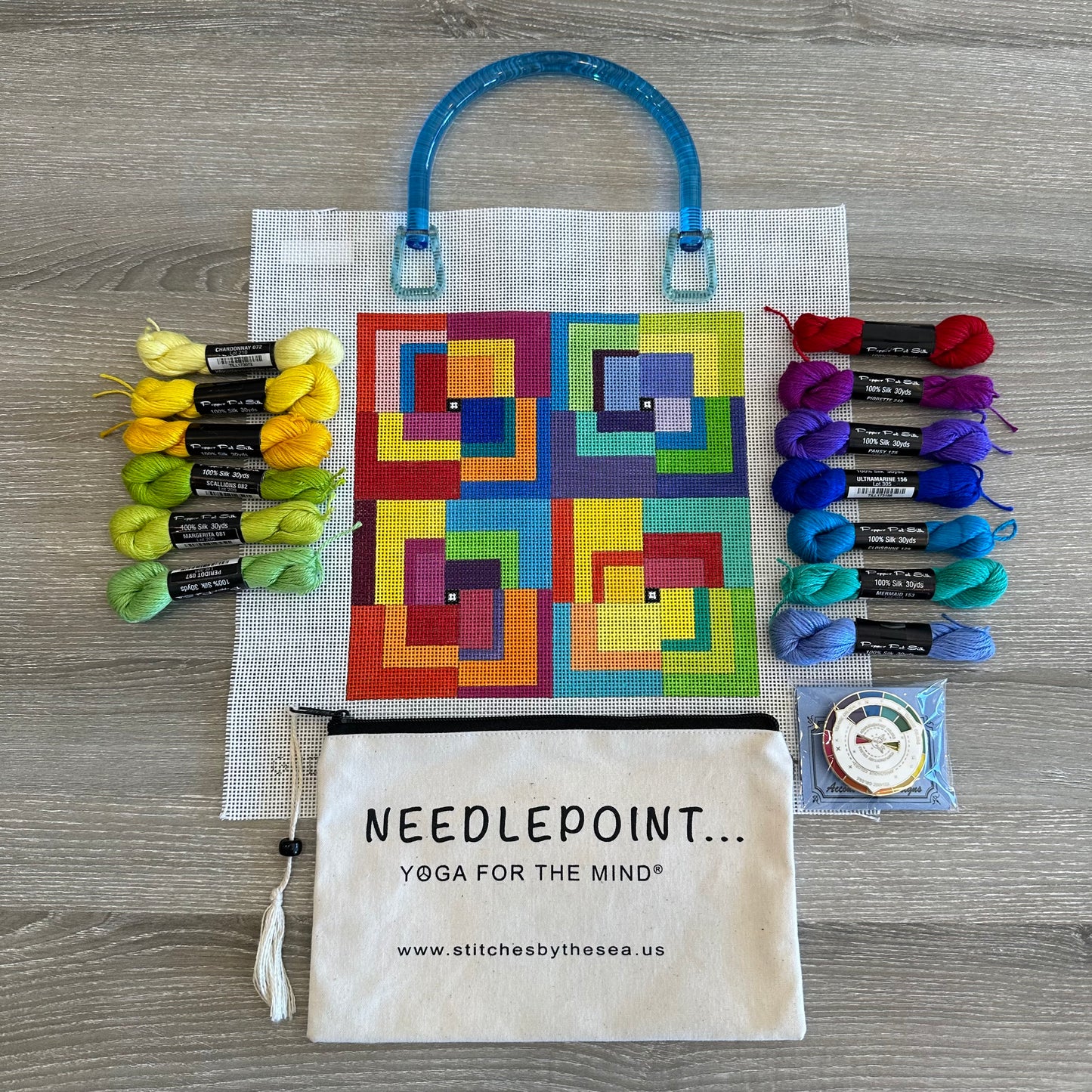 Rainbow Square Geometric
