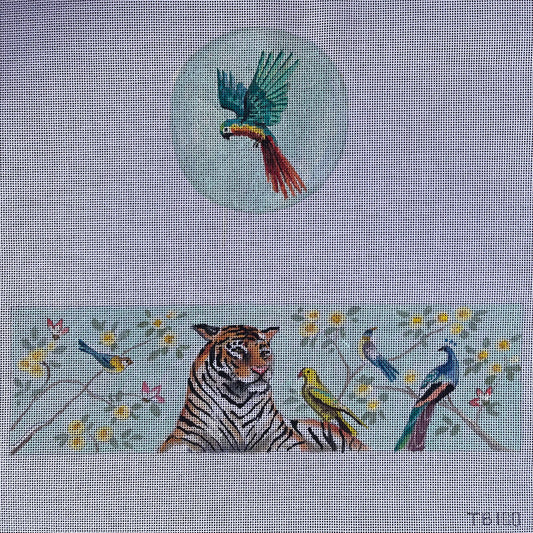 Tiger in the Garden Hinge Box