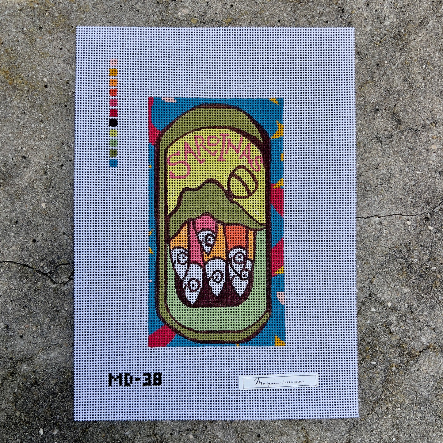 Colorful Can of Sardines