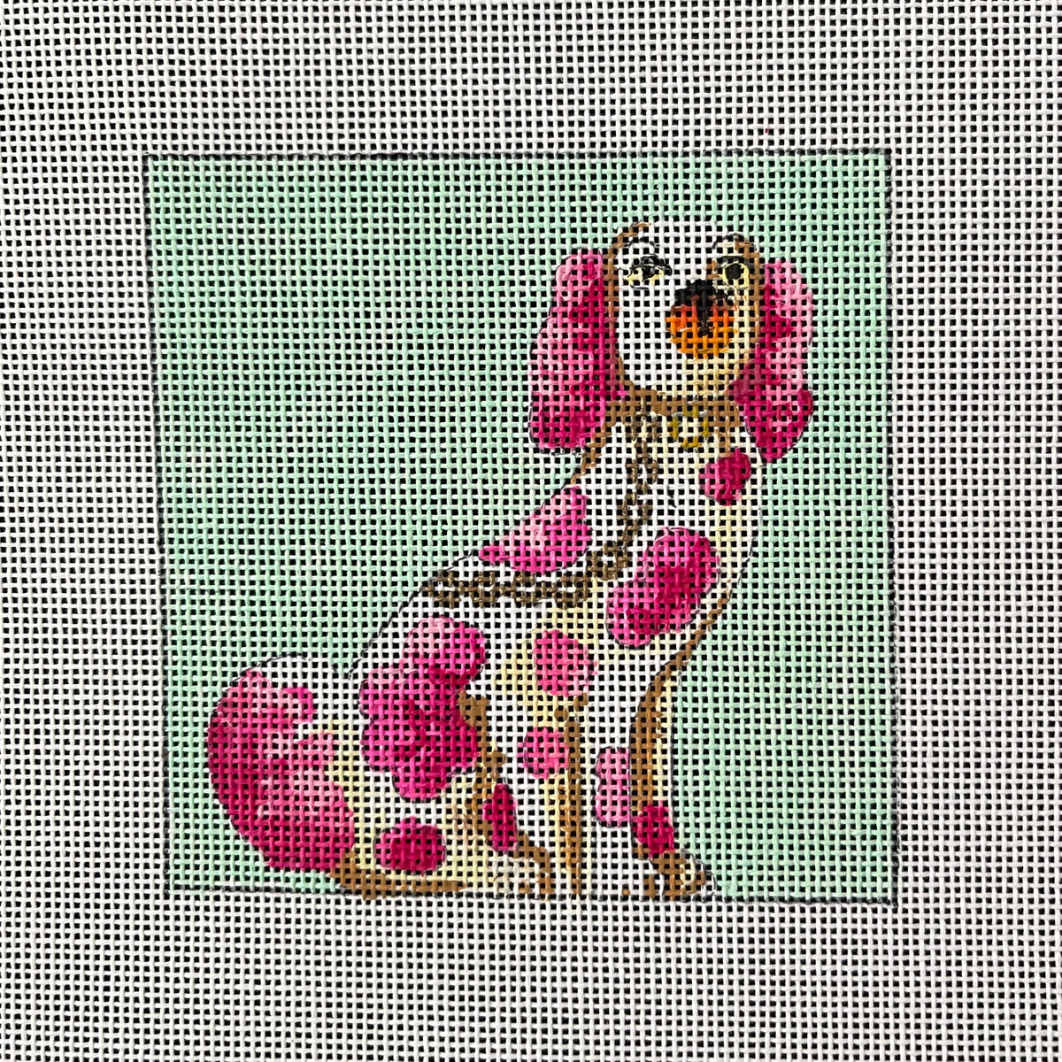 Pink Staffordshire 4" x 4" Square