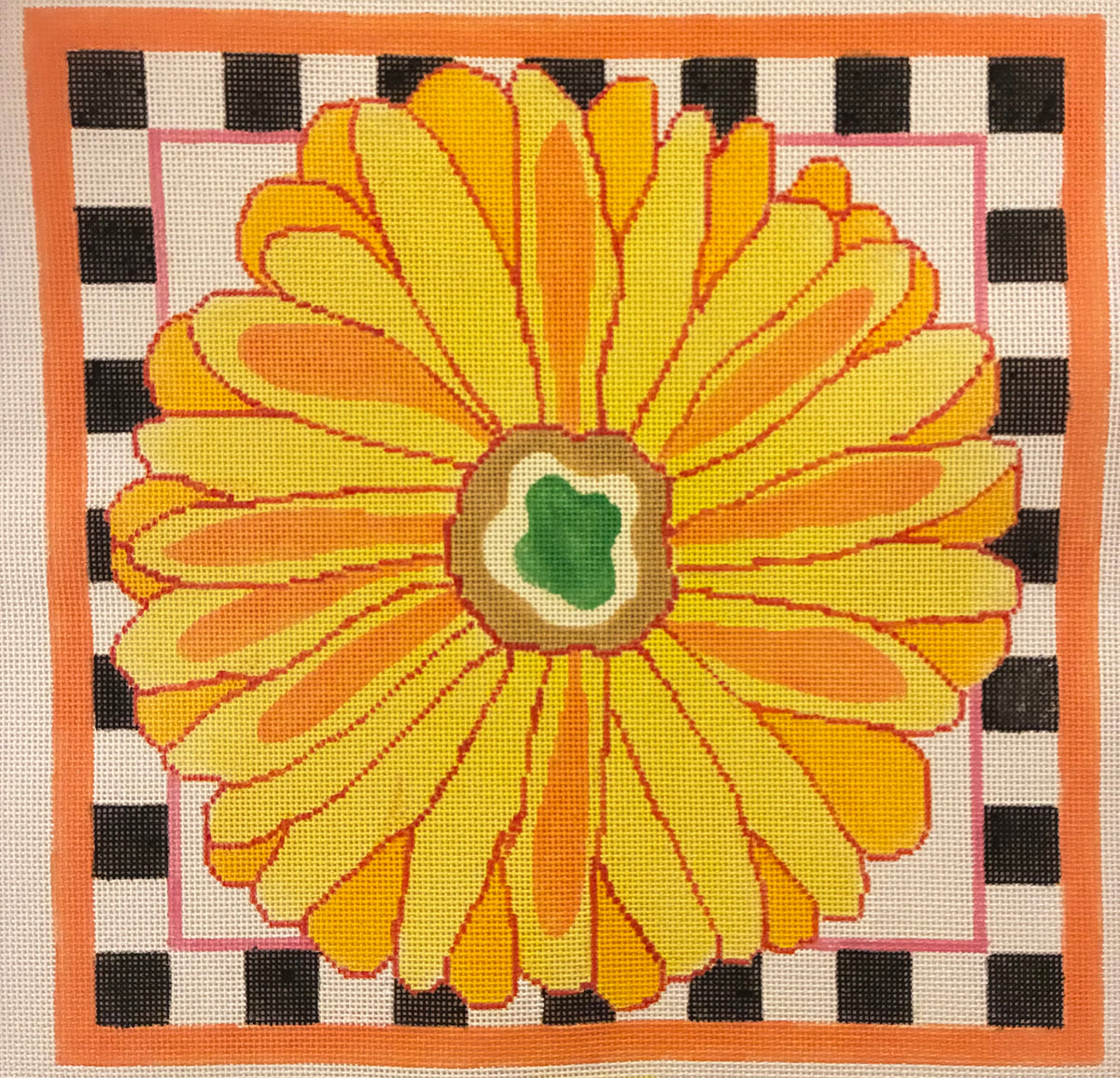 Bold Yellow & Orange Daisy
