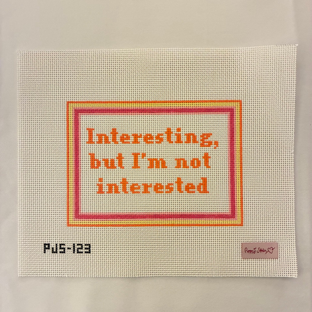 Interesting, but I'm not interested