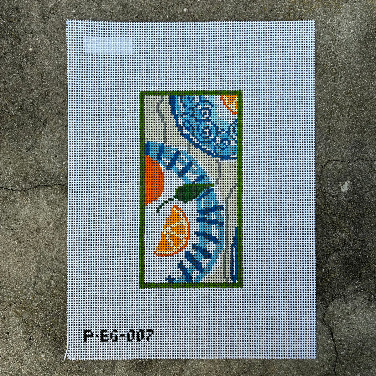 Blue Plate Eyeglass Case