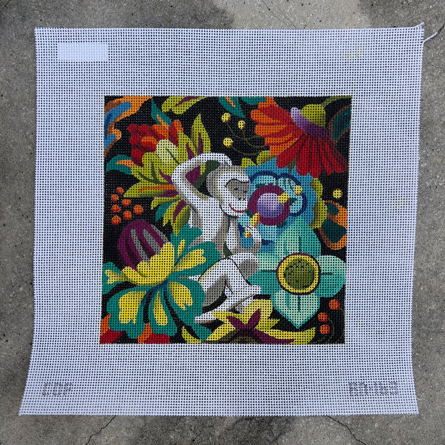 Monkey on Florals