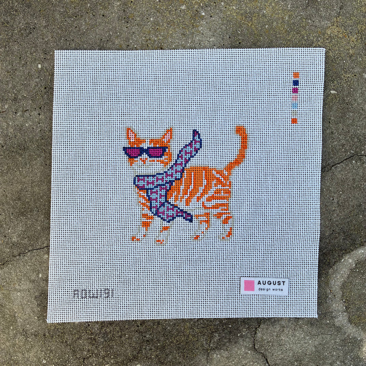 Bougie Orange Tabby Cat