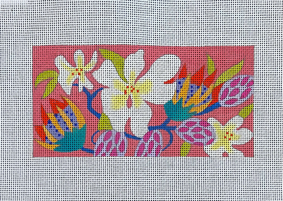 Coral Floral Wallet Insert