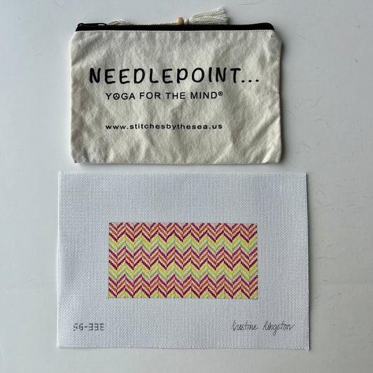Spring Day Chevron Clutch Insert