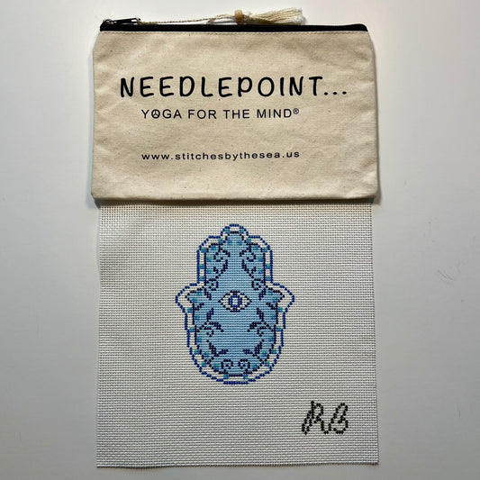 Blue Hamsa Ornament