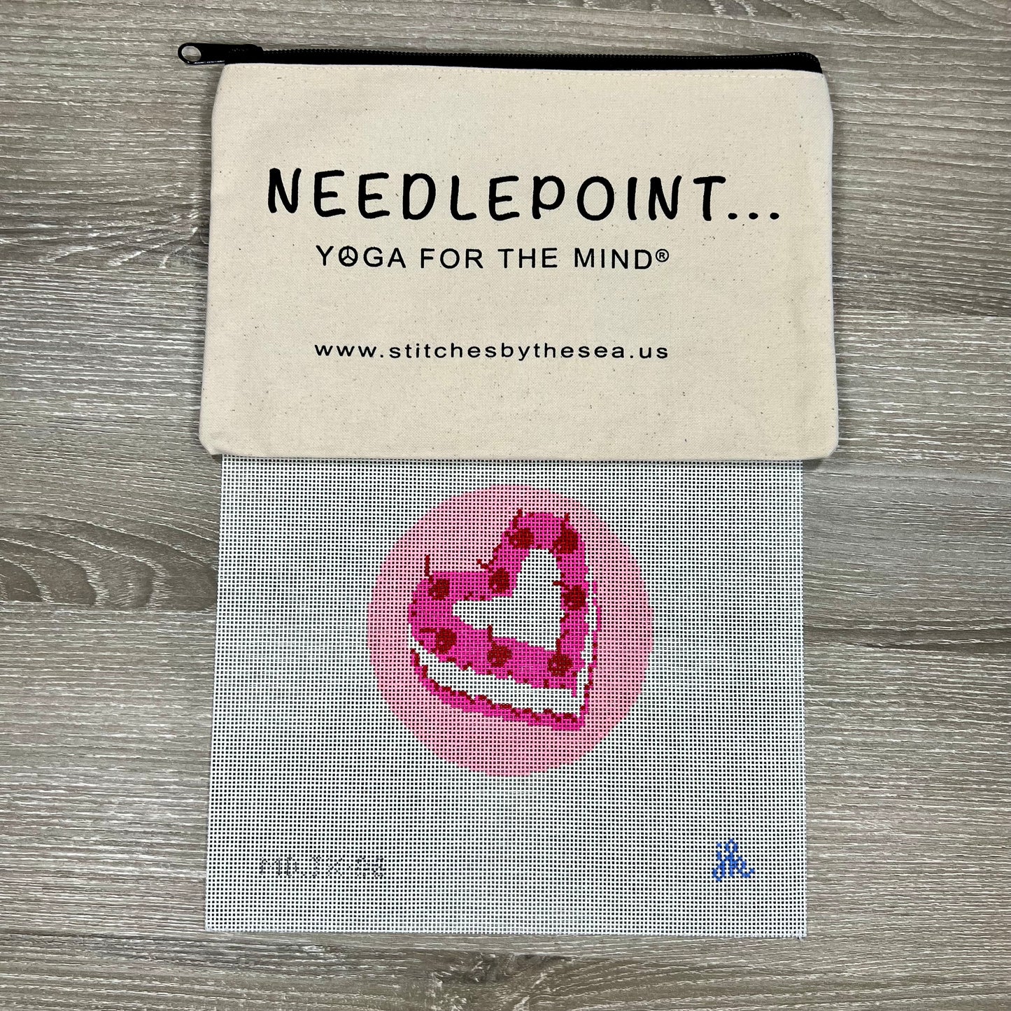 Heart Cake Round Ornament