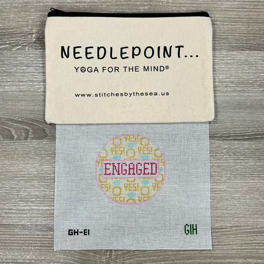 Engaged Round Ornament