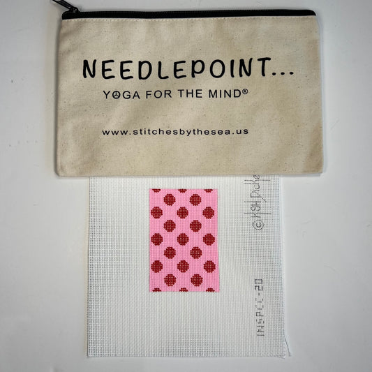 Red and Pink Polka Dot Insert