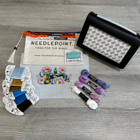 Blue Snake 6" x 3" Rectangular Insert