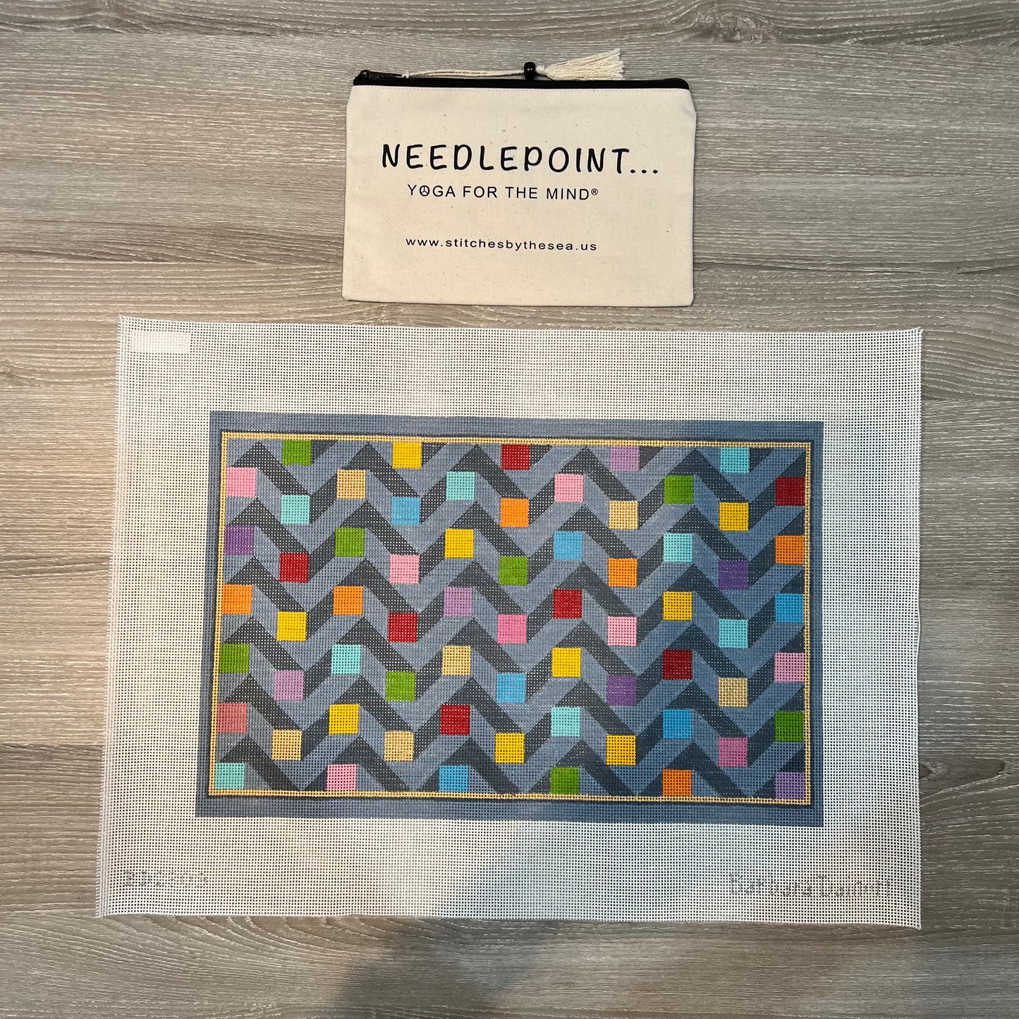 Rainbow Squares by Barbara Dainoff