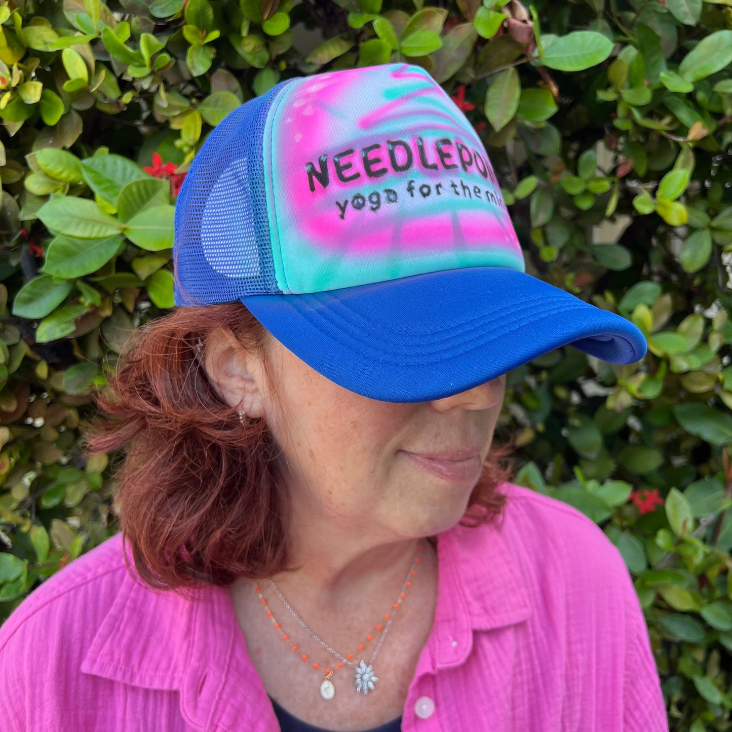 Needlepoint... Yoga For The Mind Baseball Hats