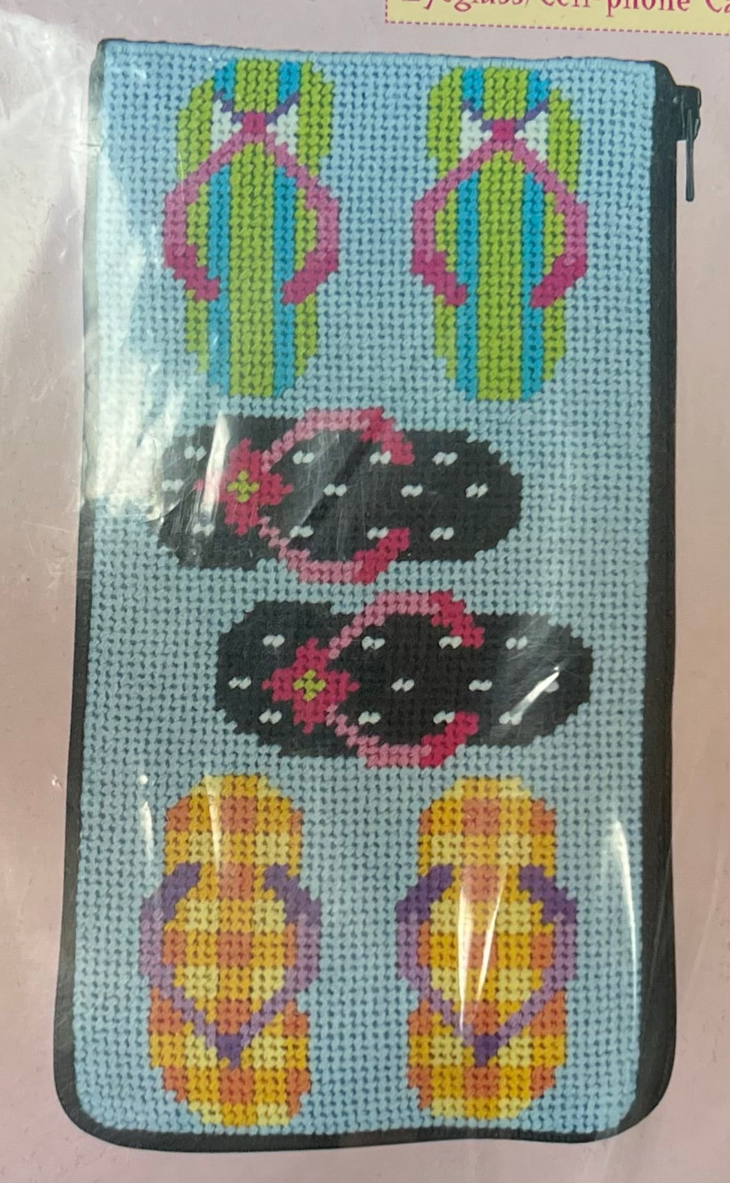 Stitch and Zip Eyeglass Case