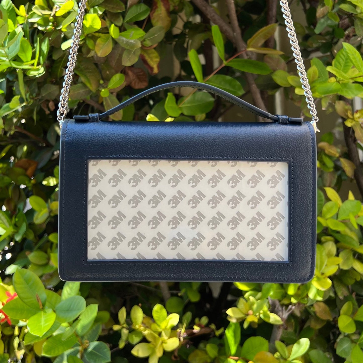 Leather Self-Finishing Clutch Bag