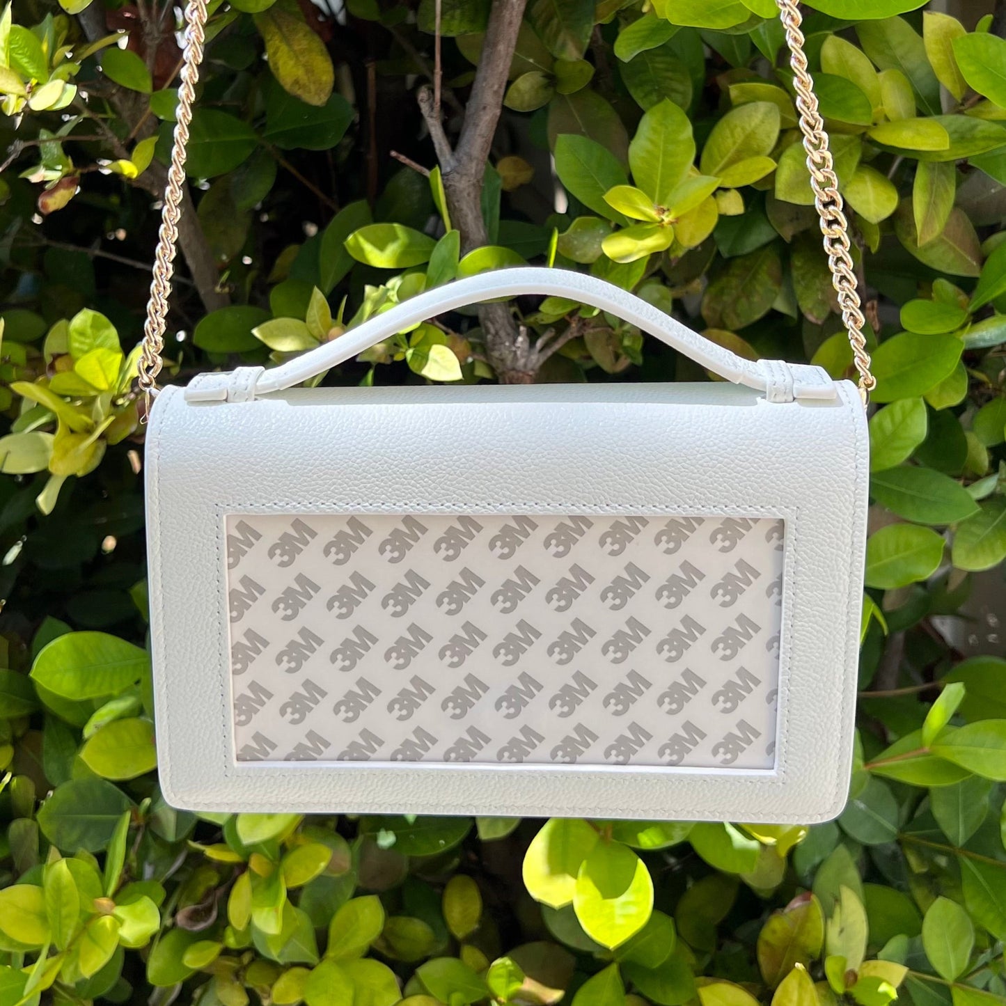 Leather Self-Finishing Clutch Bag
