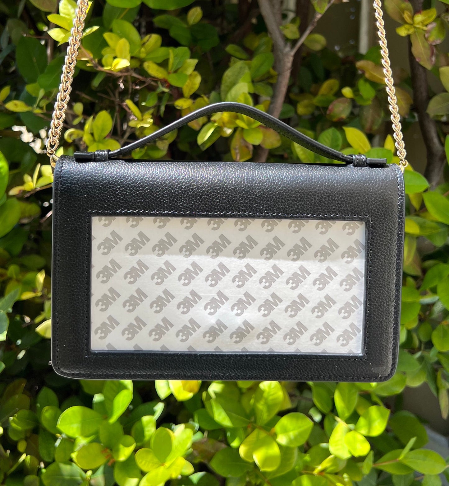 Leather Self-Finishing Clutch Bag