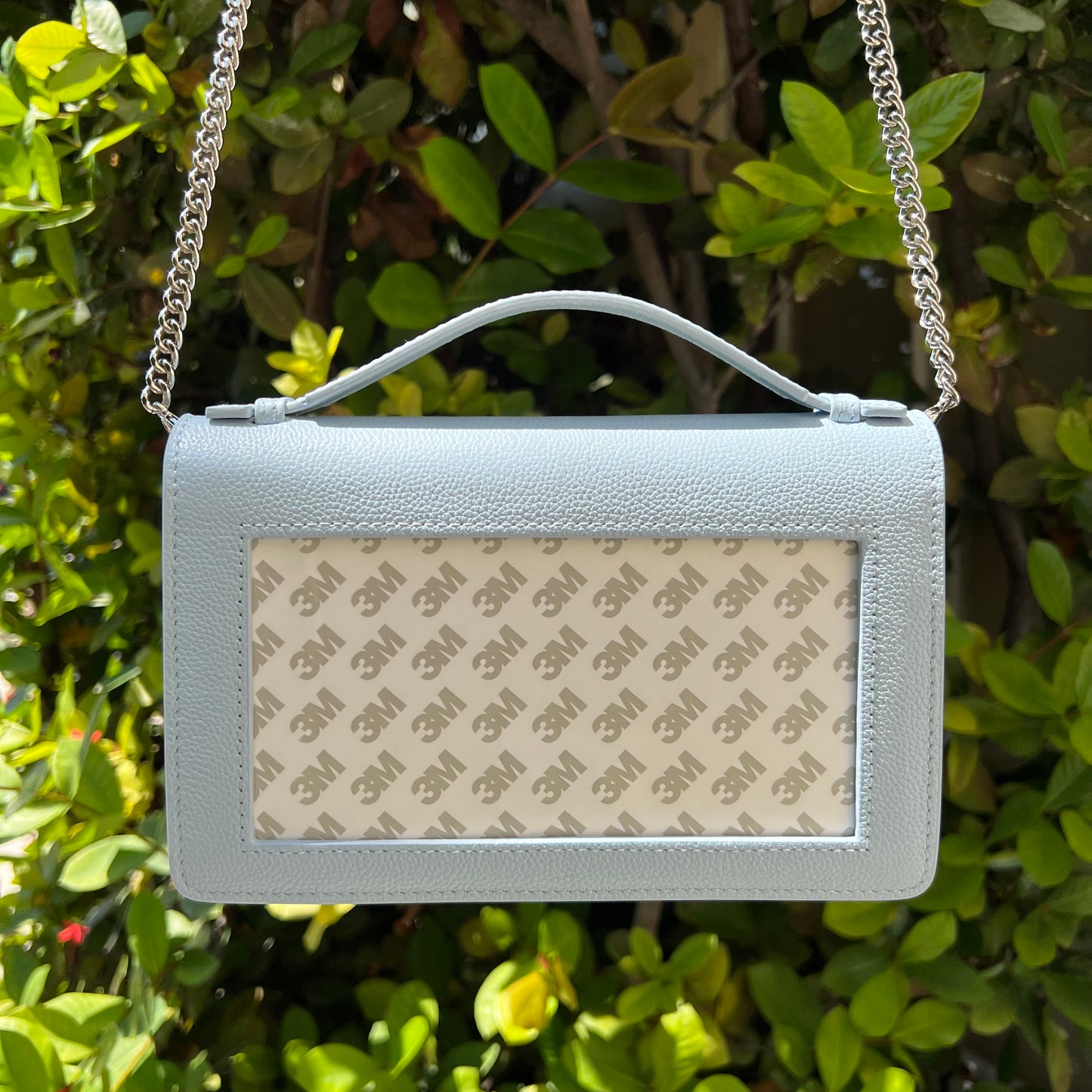 Leather Self-Finishing Clutch Bag