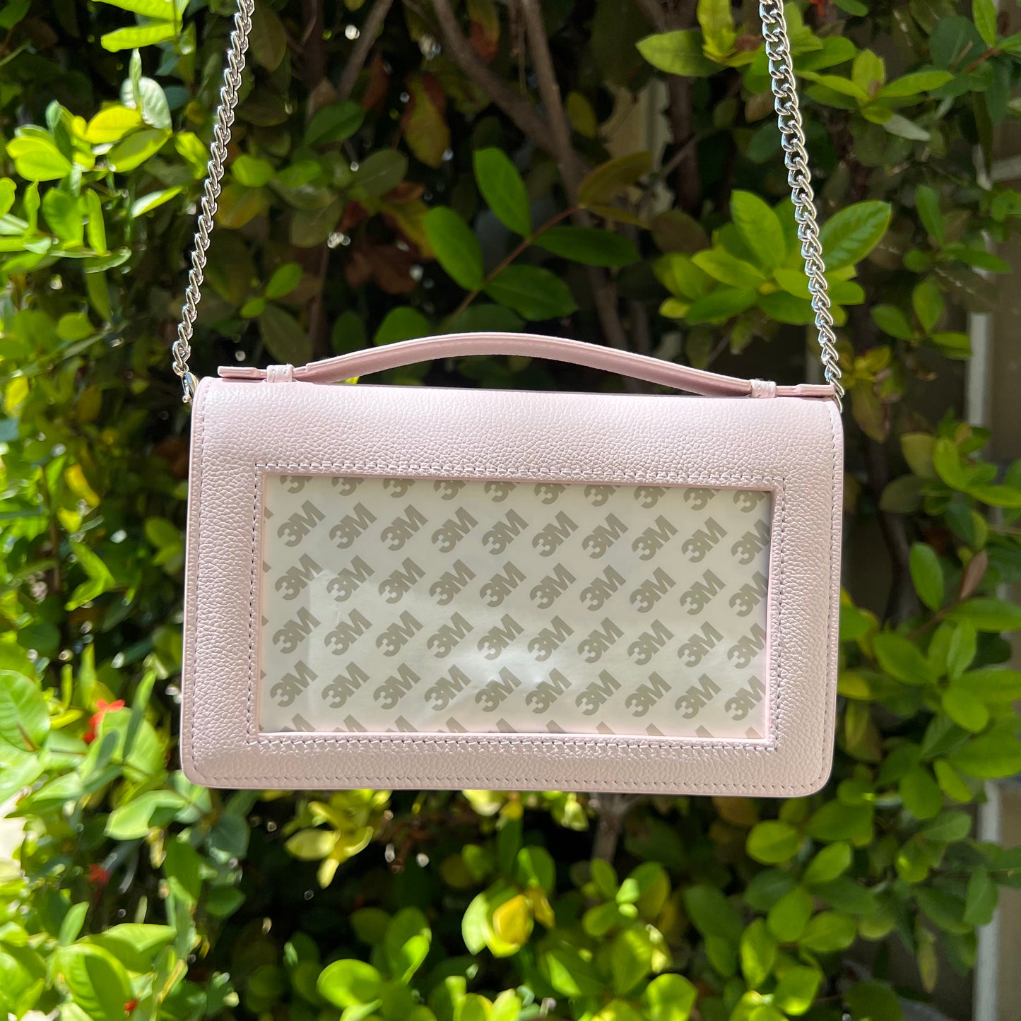 Leather Self-Finishing Clutch Bag