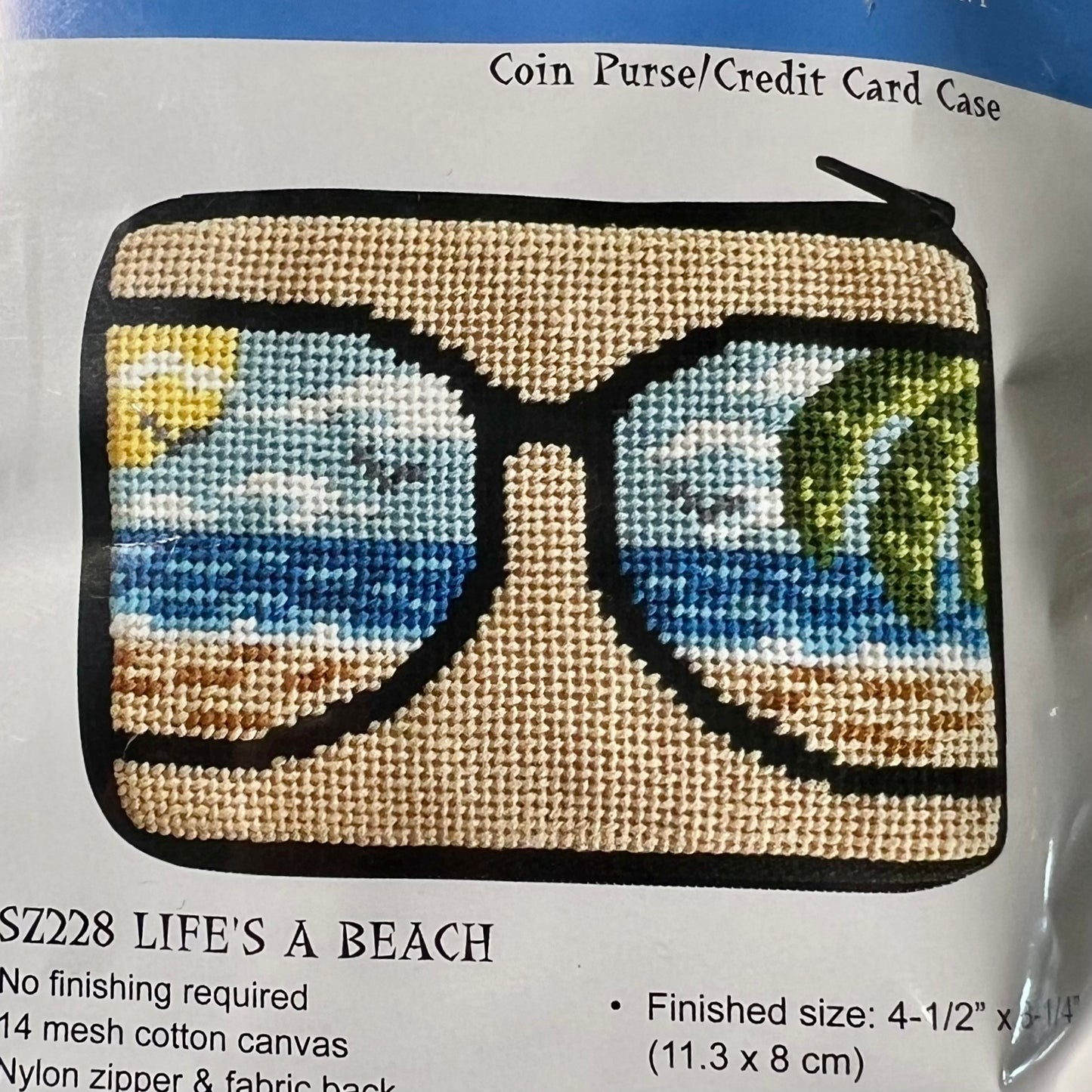 Stitch and Zip Coin Pouch
