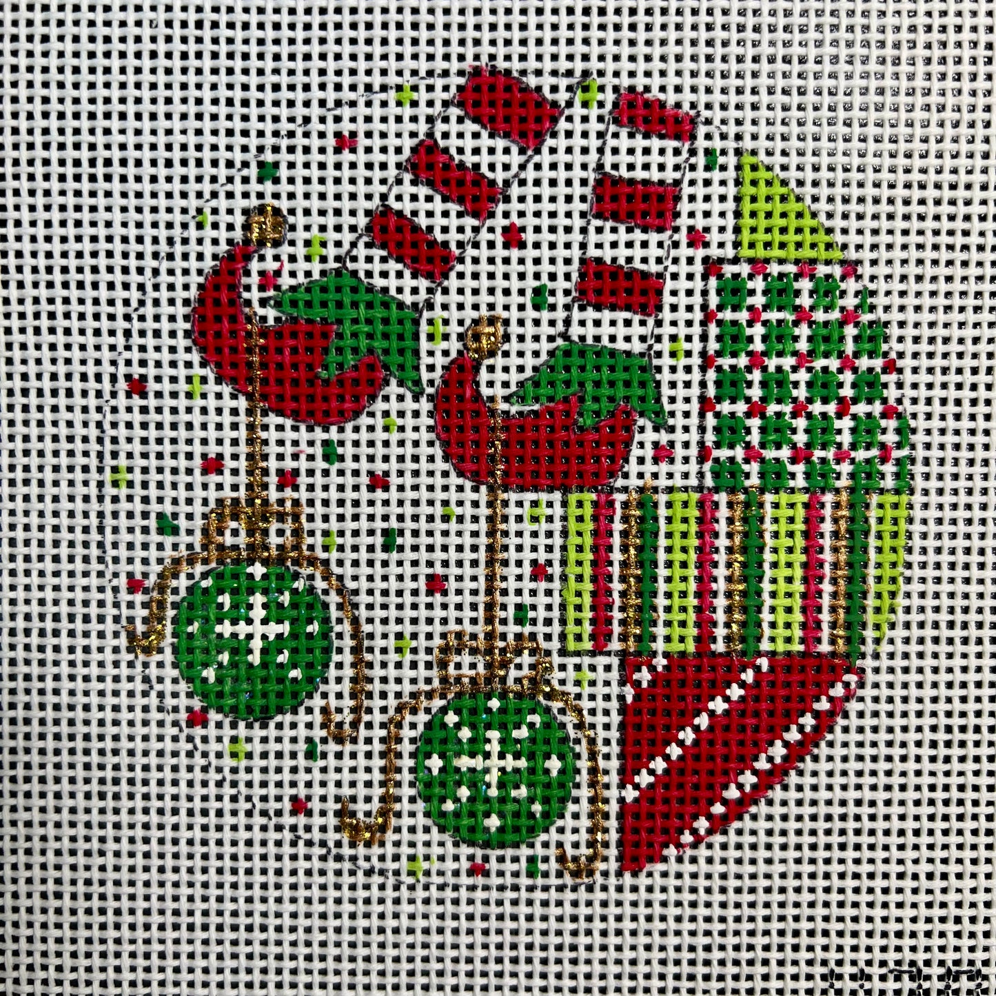 Elfin Around 4" Round Ornament