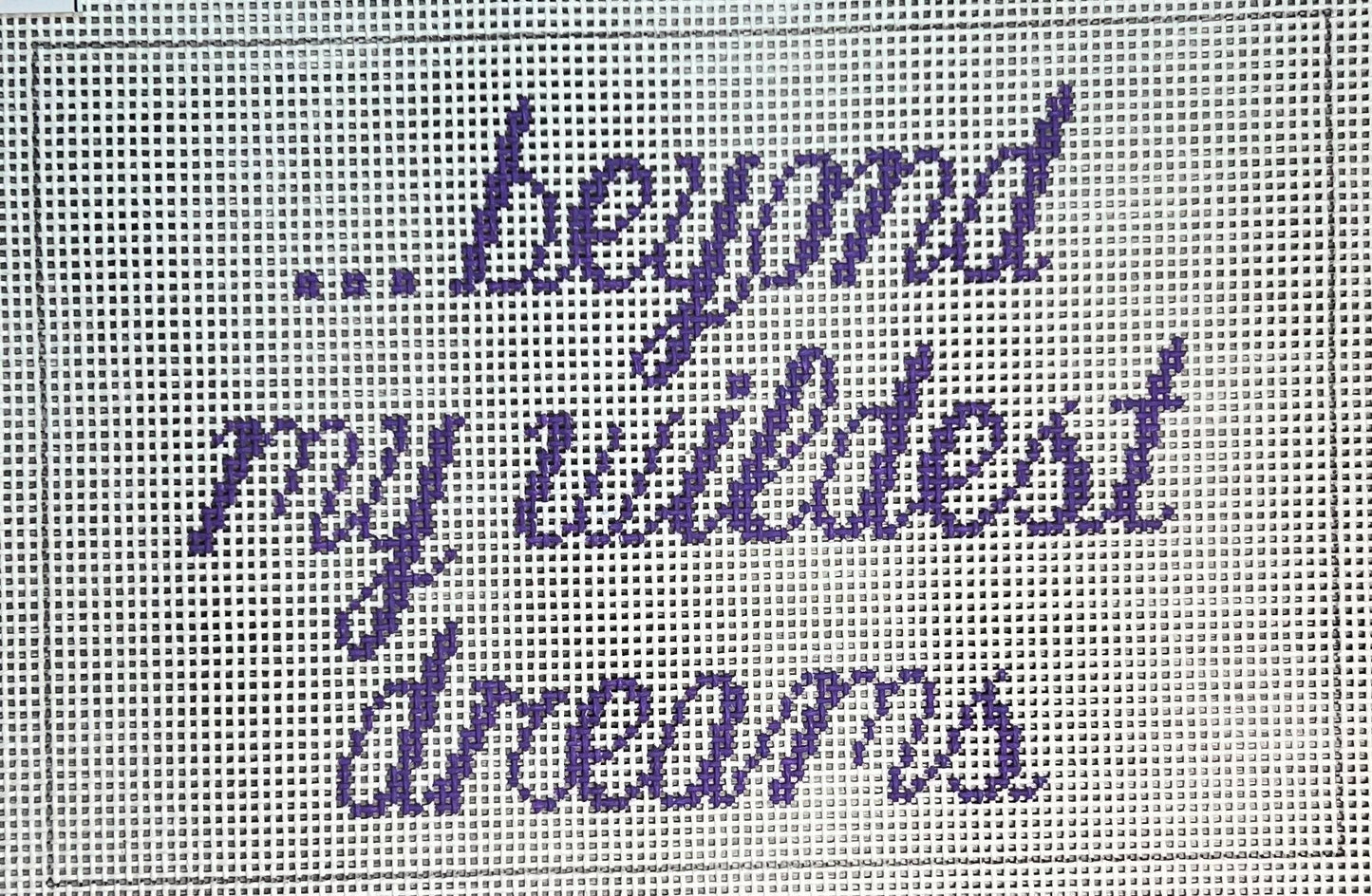 ...beyond my wildest dreams.