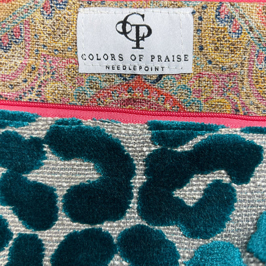 Parrot Blue Cheetah Anna Bag