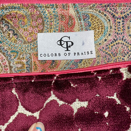 Floral Hair Woman Plum Anna Bag