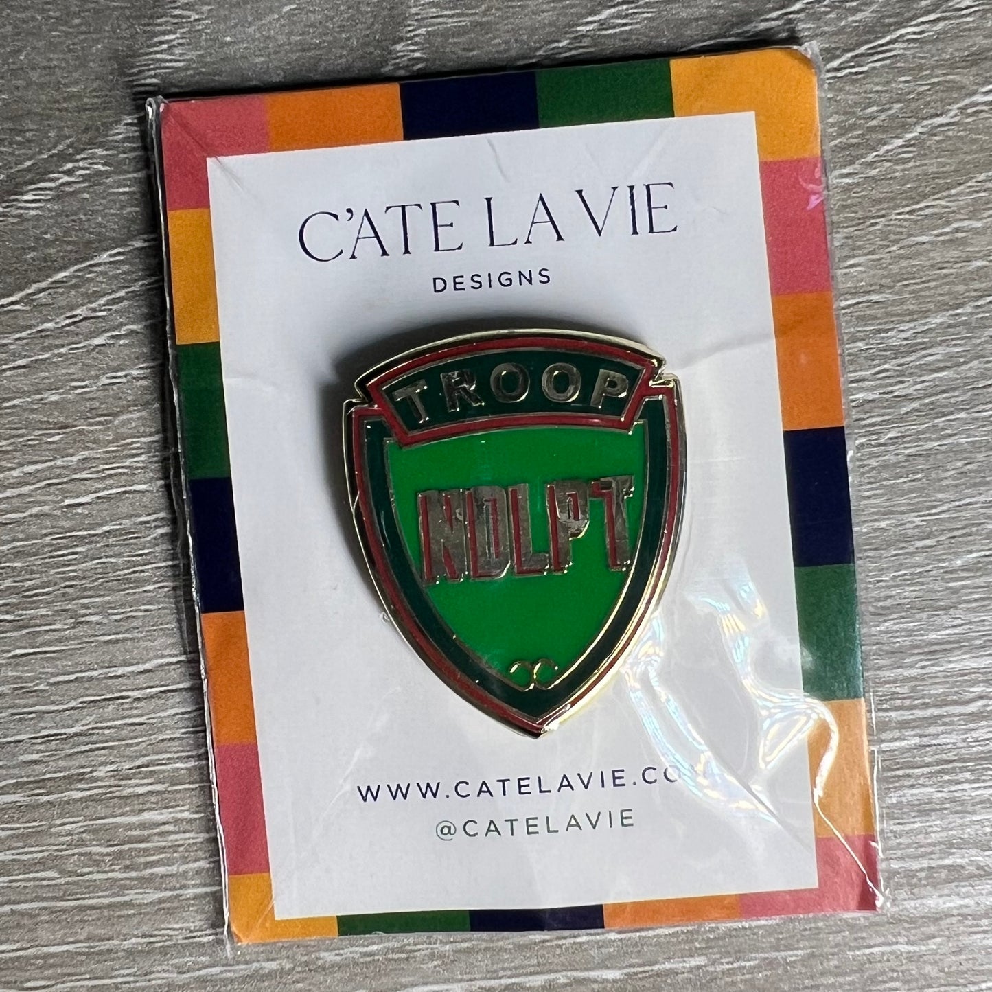 Troop Needlepoint Magnet