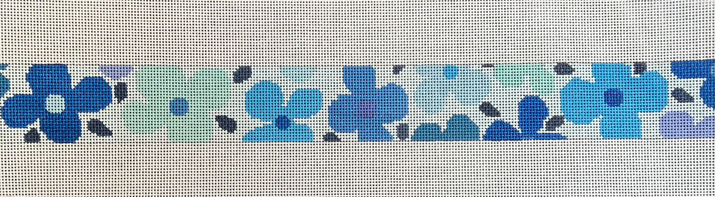 Blue Flower Power Belt/Strap