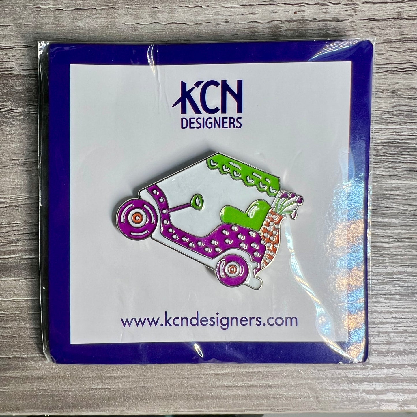 Lavender Golf Cart Needleminder Magnet