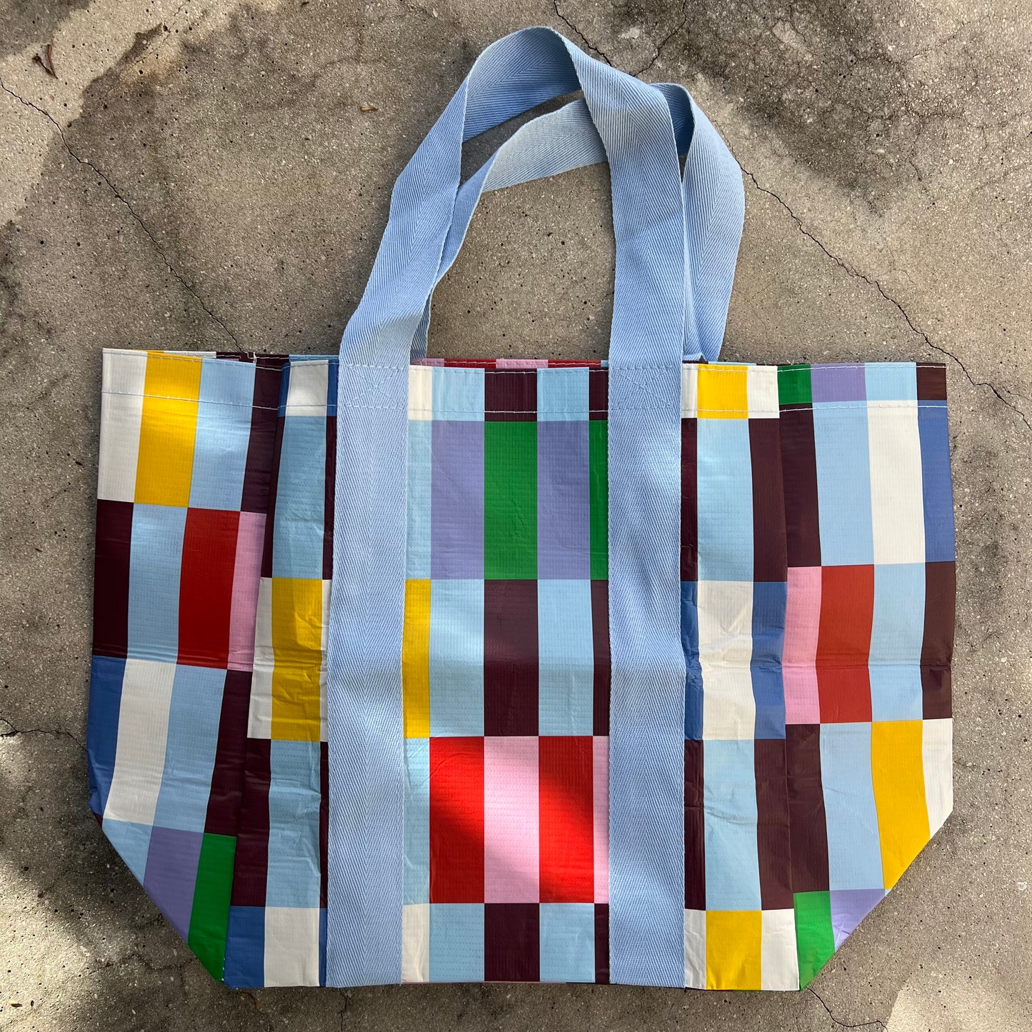 Striped Tote Bag
