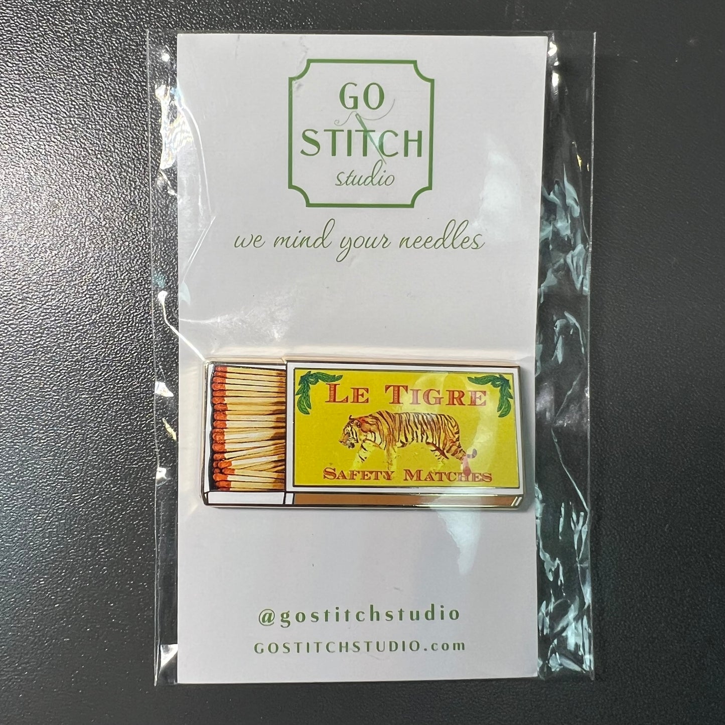 Le Tiger Matchbook Magnet