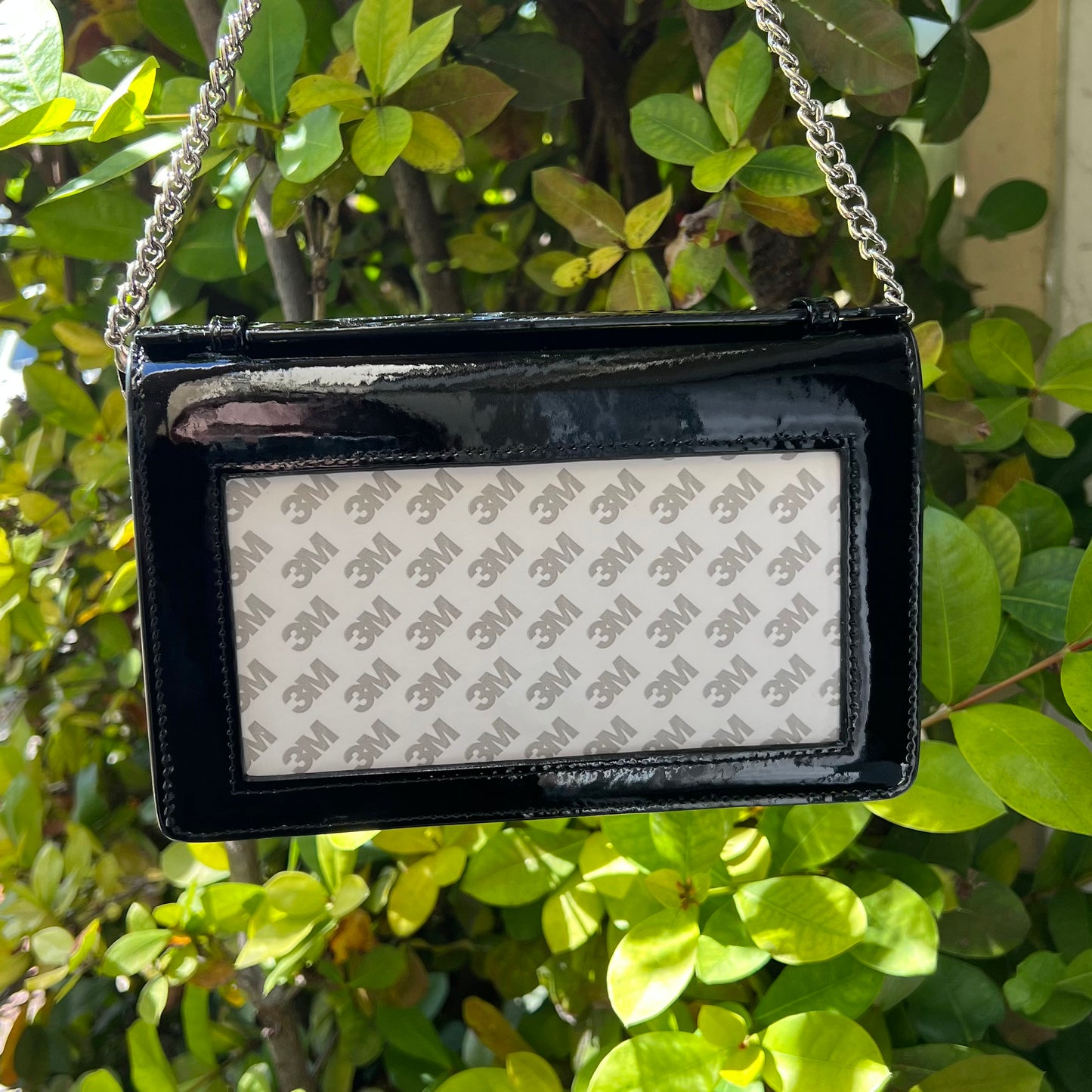 Leather Self-Finishing Clutch Bag
