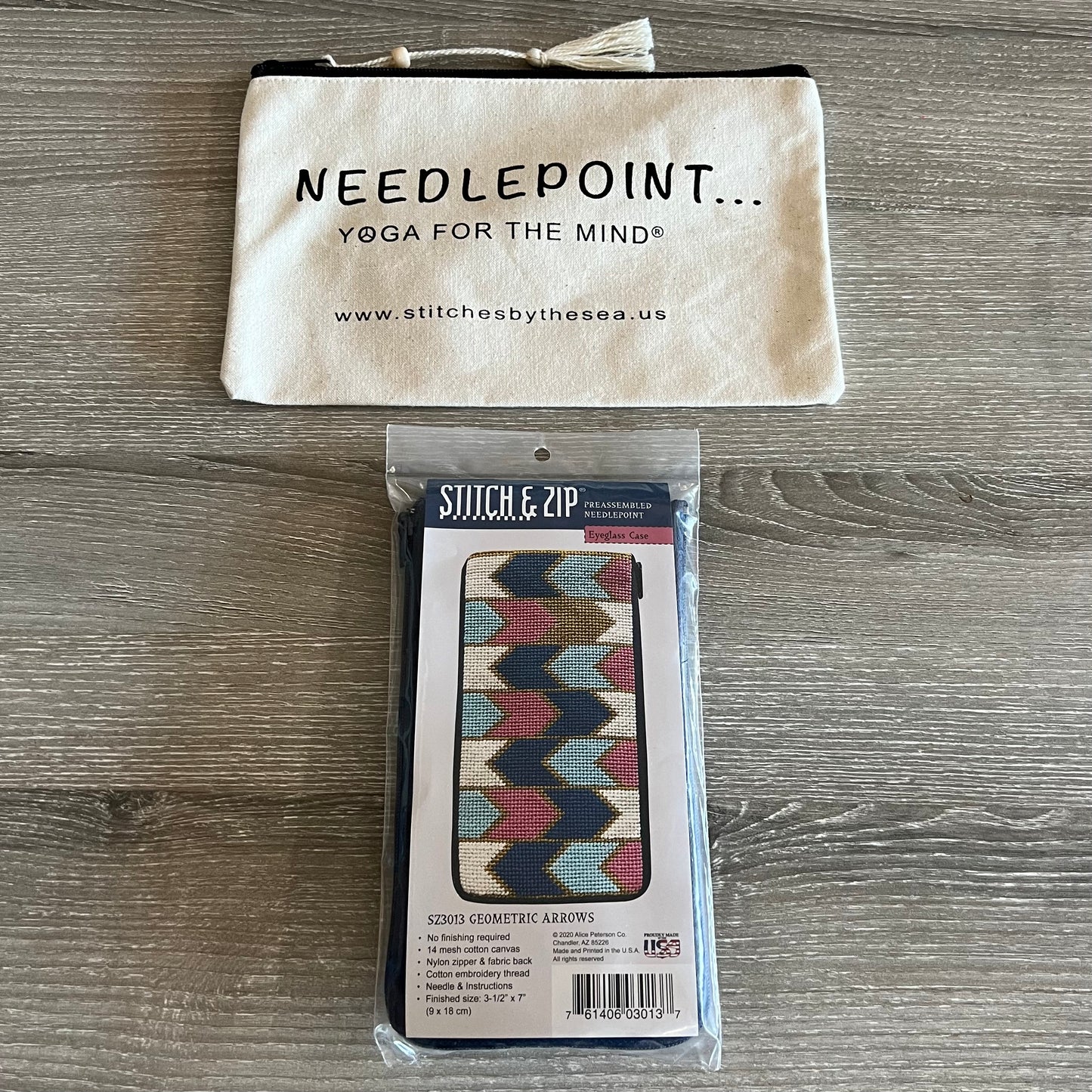Stitch and Zip Eyeglass Case