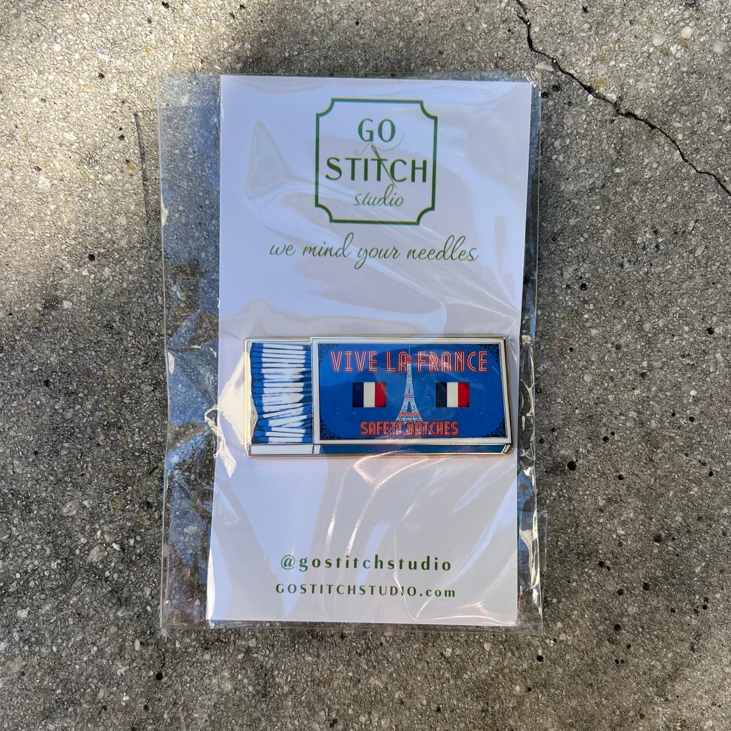 Vive La France Matchbook Magnet