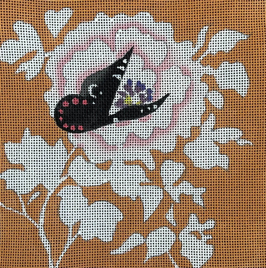 Butterfly on Sepia Floral