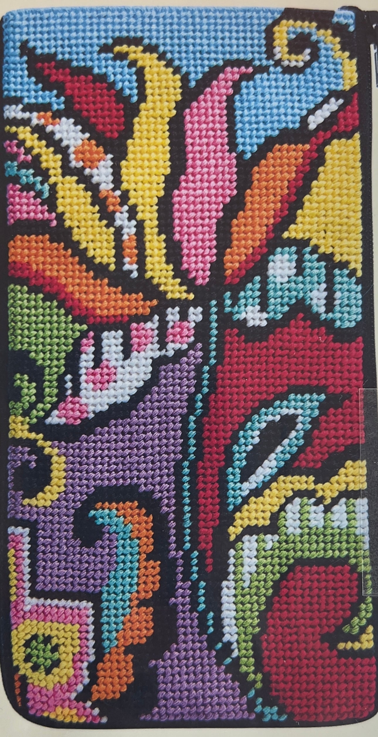 Stitch and Zip Eyeglass Case