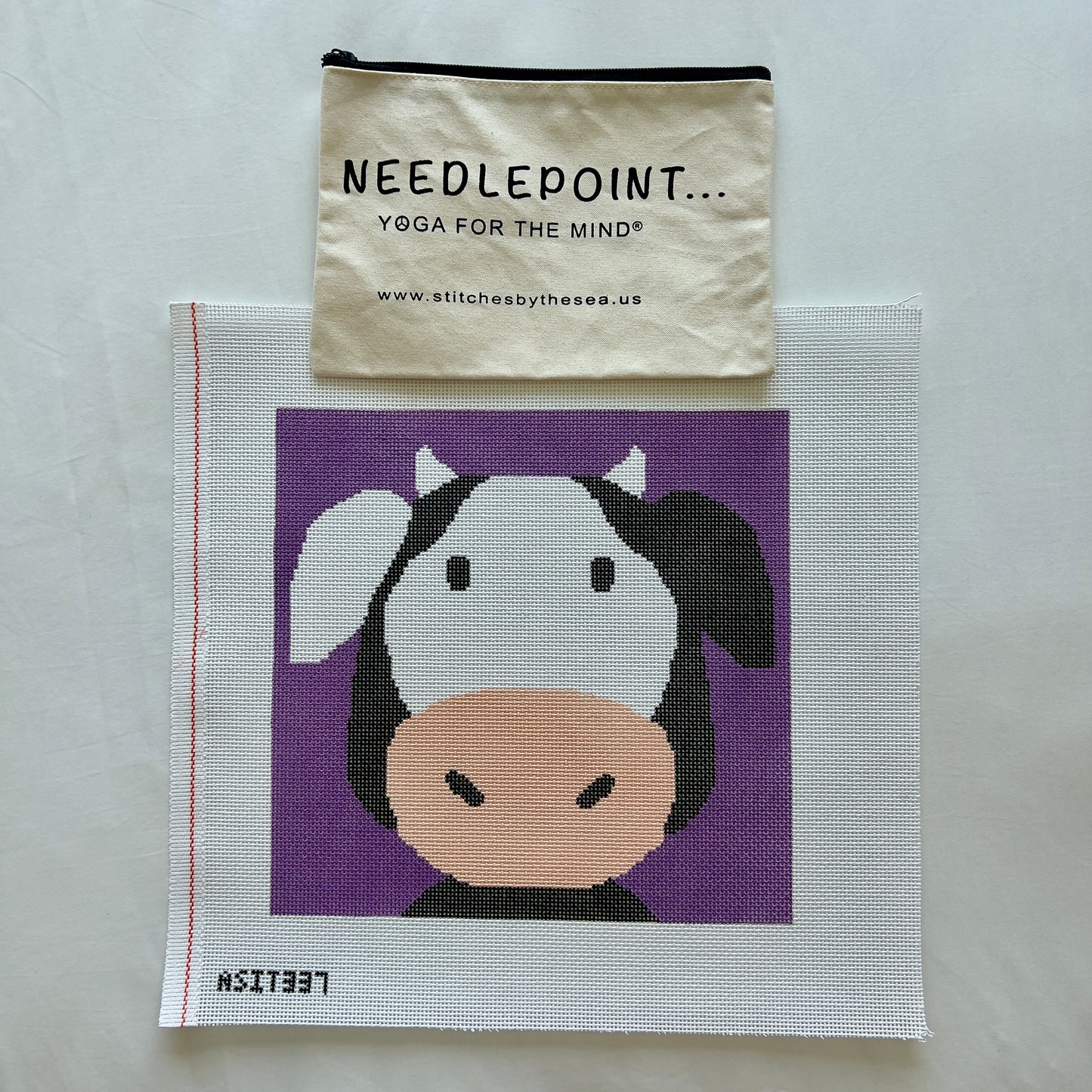 Cow on Purple