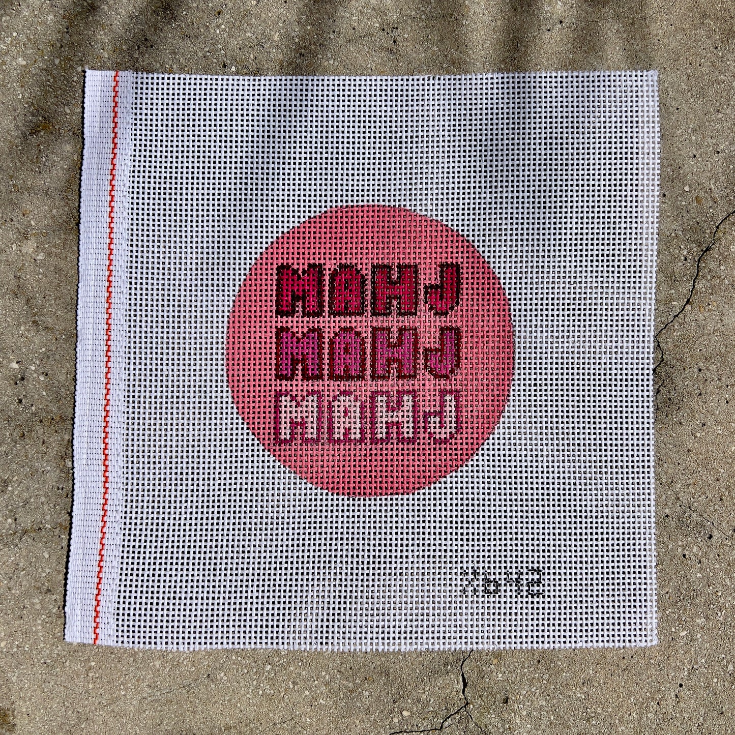 Pink Mahj Mahj Mahj 4" Round Ornament