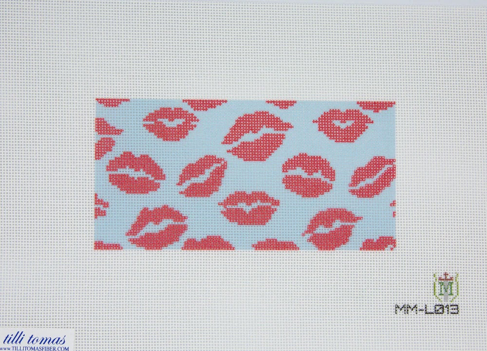 Kiss Pattern 6" x 3" Rectangular Insert