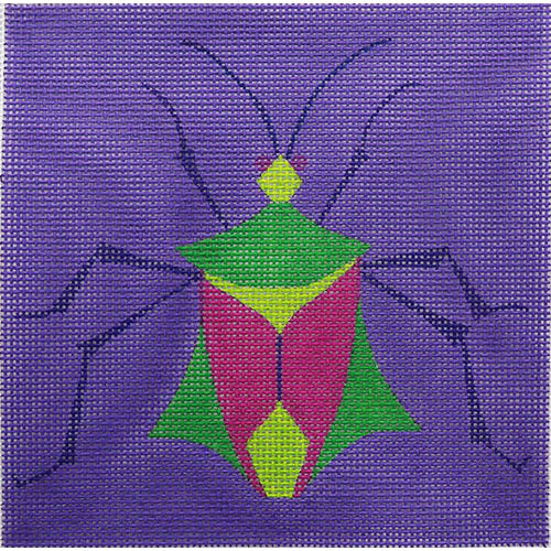 Green and Pink Stink Bug