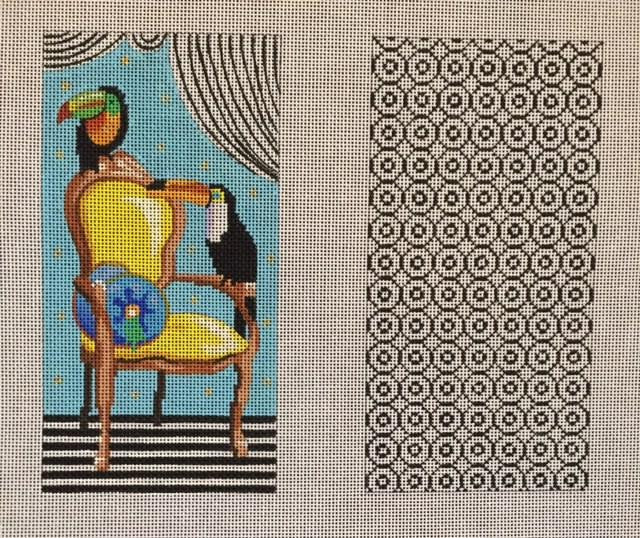 Toucan on Chair Eyeglass Case