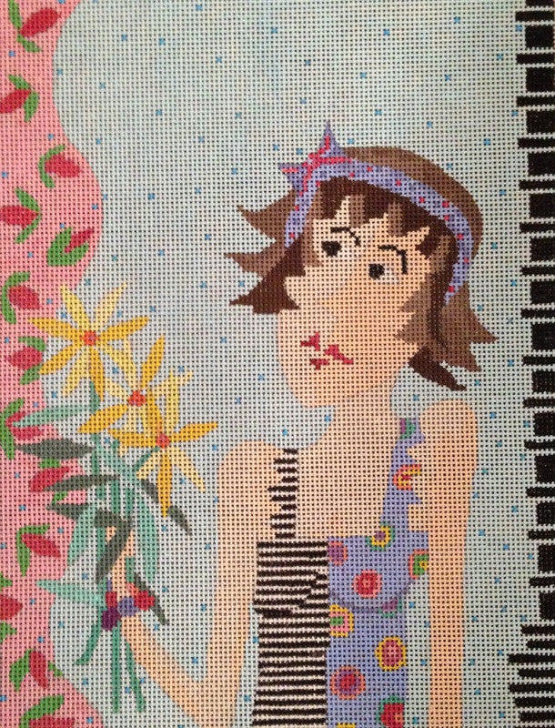 Peggy with Daisies