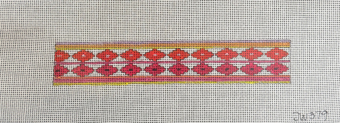 Red Boho Bracelet Cuff