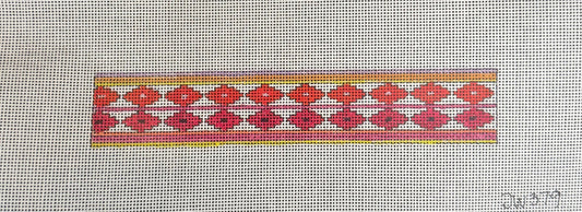 Red Boho Bracelet Cuff