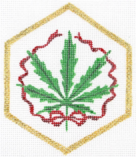 Weed Leaf Ornament