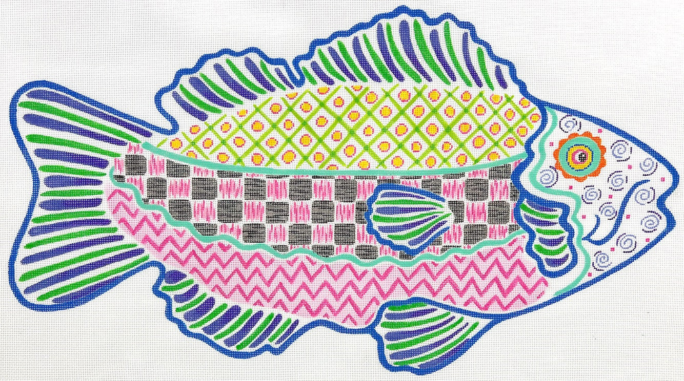 Funky Fish Pillow 1