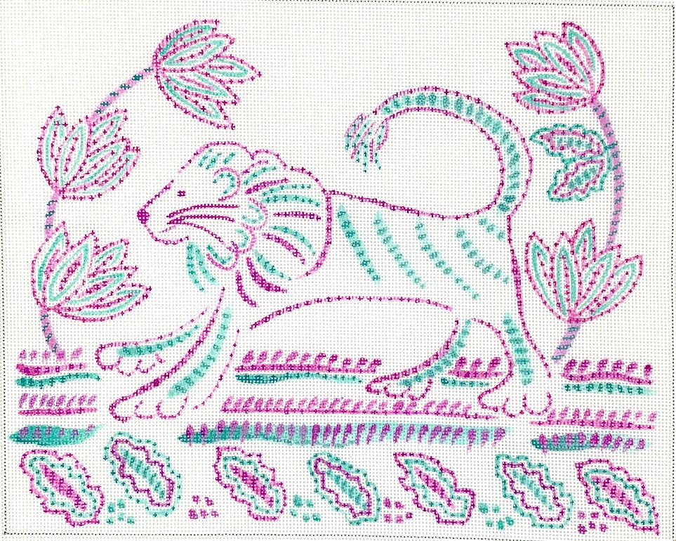 Indian Textile Lion